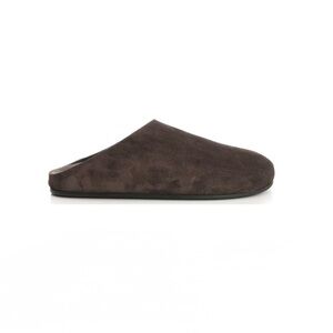 The Row Hugo Suede Brown Slip-On Mule/Flats
